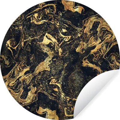 Produktbild von MuchoWow® - Tapetenkreis - Wandbild rund - Schlafzimmerdekoration - Wanddeko - runde Tapete - Kunst für zu Hause