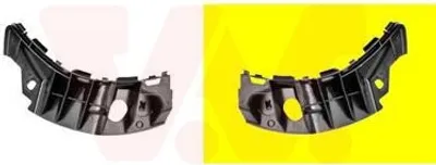 Produktbild von VAN WEZEL 4019568 Stoßstangenhalter Vorne Rechts für CITROËN C1 (PM, PN) passend für PEUGEOT 107 Schrägheck (PM, PN)