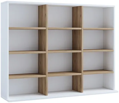 Productafbeelding van MegosaL wandkast 12 planken eik decor, eik decor.