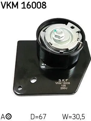 Produktbild von SKF VKM 16008 Spannrolle Zahnriemen für RENAULT MEGANE III Grandtour (KZ0/1) Scénic III (JZ0/1) GRAND SCÉNIC III (JZ0/1) Megane III Schrägheck (BZ0/1)