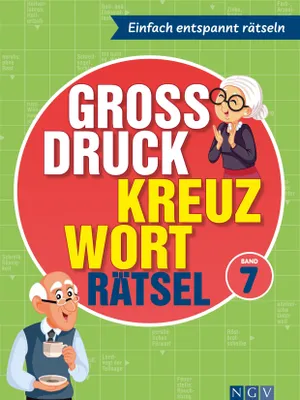 Produktbild von Großdruck Kreuzworträtsel Band 7 - Rätselbuch für Senioren & Rentner mit großer Schrift