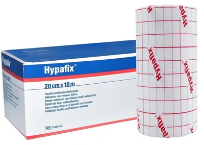 Obrázok produktu pre Fixačná náplasť, rolka, 20 cm x 10 m, mäkká, priedušná, šetrná k pokožke