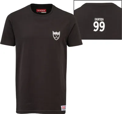 Obrázok produktu pre Tričko CCM Monochrome Shortsleeve Senior black, veľkosť: L