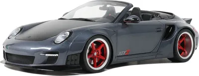 Produktbild von GT Spirit 463 Porsche 911 (997) Cabrio LB-Works 2016 grau 1:18