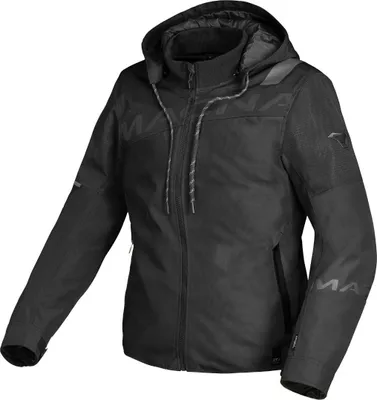 Productafbeelding van Macna Racoon, waterdichte damesmotorfietsjas, textiel, zwart, maat S