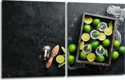 Produktbild von Herdabdeckplatten 2x40x52 Glaskeramikkochfeld 2-Teilig Glas Spritzschutz Limette