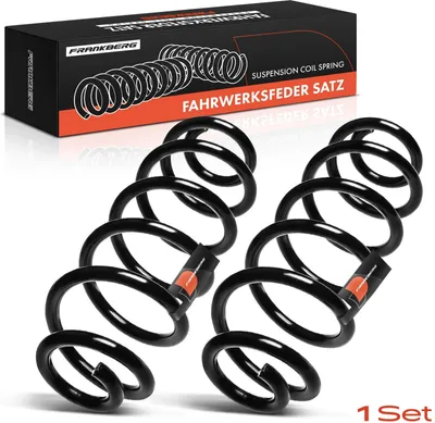 Produktbild von Frankberg 2x Fahrwerksfeder Hinterachse für Audi A4 8K2 B8 8K5 B8 A5 8F7 8TA A6 4G2 4GC 2007-2018