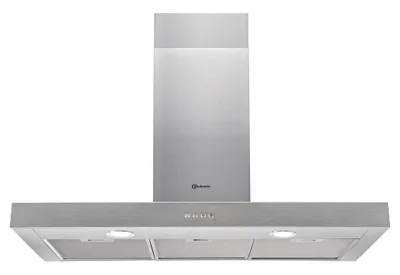 Produktbild von Bauknecht Dbhbs 94 LM X Inselhaube, Wand-/Schrankmontage, Abluft/Umluft, max. 581 m³/h, 89,8 cm Breite, Metall-Filter, 3 Gebläsestufen, 68 dB