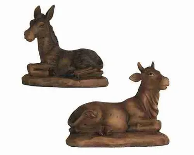 Produktbild von Ochs/Esel für 9cm Figuren
