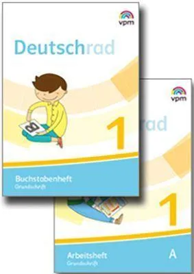 Produktbild von Deutschrad 1. Arbeitsheft und Buchstabenheft Grundschrift (Paket). Klasse 1