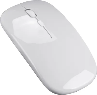 Image de INF Souris sans fil 2,4G - Souris d'ordinateur optique silencieuse Blanc