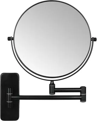 Produktbild von Famanu Make-upspiegel 5x Vergrößerung - Schwarz - 20 cm