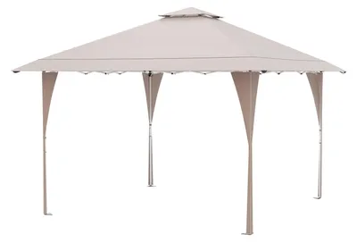 Obrázok produktu pre Partytent – Stan na párty – Záhradný stan – Pavilón – Stan s jednoduchou konštrukciou – 395 x 395 cm – Odolný polyester Oxford