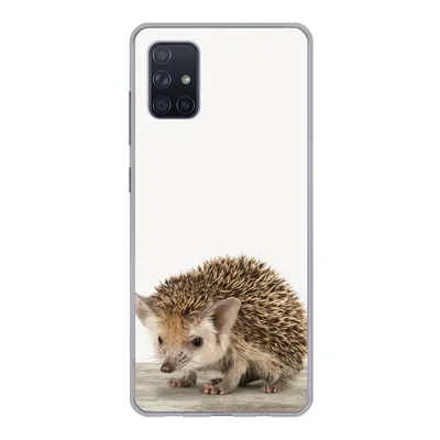 Produktbild von MuchoWow® Handyhülle Schutzhülle Hülle für Samsung Galaxy A71 Igel - Tiere - Jungen - Mädchen Silikon Softcase Handy Hülle - Kartenbesitzer