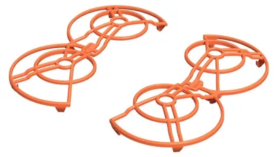 Obrázok produktu pre Ochranný krúžok proti kolízii pre vrtule dronu DJI Neo – príslušenstvo, oranžová farba