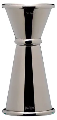 Imagen del producto de Vasos medidores para cócteles de acero inoxidable, de 20/40 ml, estilo japonés, para bares