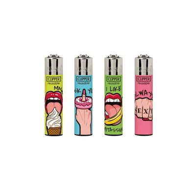 Produktbild von Clipper Feuerzeug 4er Set Sexy