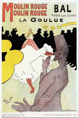 Produktbild von Moulin Rouge - La Goulue - Kunstposter - Poster 61x91,5 cm