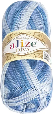 Immagine prodotto di Filato DIVA BATIK - 100g / 350 m - Blu