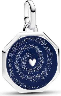 Immagine prodotto di Pandora Me 793040C01 Charm medaglione donna galaxy cuore blu argento sterling