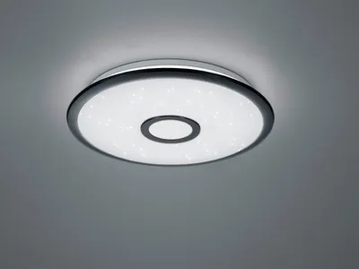 Obrázok produktu pre Ploché stropné LED svietidlo hviezdna obloha 42 cm s diaľkovým ovládaním - nočné svetlo