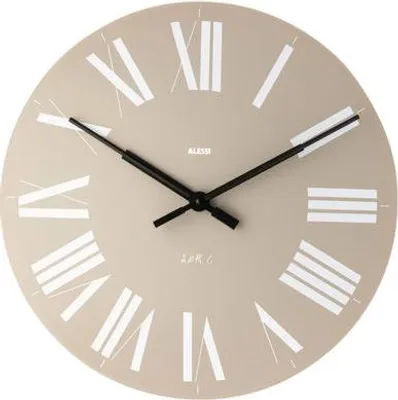 Produktbild von Alessi "Firenze" Wall Clock, Grey (Art.-Nr. 12 G, EAN 8003299295807)