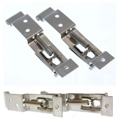 Produktbild von 2x Wechselkennzeichen Kennzeichenhalter Metall PKW Anhänger Schildwechsel Clip