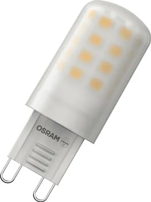 Obrázek produktu pro OSRAM LED PIN G9 GLOWdim, žárovka ve tvaru kolíku, LED žárovka s paticí G9, matná, 3,2 W (odpovídá 30 W), 320 lm, teplá bílá, 1800 až 2700 K, stmívatelná, index podání barev (CRI) 90