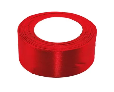 Image de Ruban de satin rouge 50mmx32m
