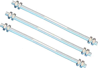 Produktbild von 3 Stück Gewindestange M10 Rechts - Links Gewinde 500 mm + 4 Muttern