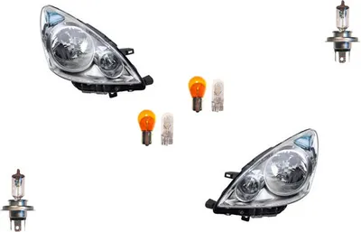 Produktbild von Scheinwerfer passend für Nissan Note E11 01/09- Leuch. Satz Links Rechts 26060BH10A 26010BH10A Johns