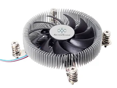 Produktbild von Silverstone SST-NT07-115X, Kühler, 8 cm, 1200 RPM, 3400 RPM, Schwarz, Metallisch