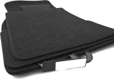Produktbild von Fußmatten für 5er BMW G30 Limousine & Touring G31 (ab 2017) Velours Matten Autoteppich Original Qualität Automatten 4-teilig Schwarz inkl. Klett Befestigung