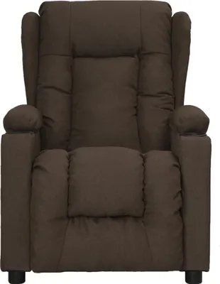 Immagine prodotto di vidaXL Poltrona relax in tessuto marrone scuro
