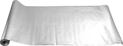 Immagine prodotto di Rullo isolante riflettente a doppio strato, tenda oscurante in tessuto non perforato per la protezione dalle radiazioni, 0,15 mm, 38,1 m x 1,22 m, pannello riflettente in alluminio a doppio strato, rullo isolante termico per finestre e tetti