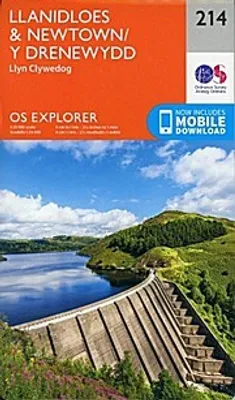 Obrázek produktu pro Llanidloes and Newtown - Y Drenewydd 1 : 25 000