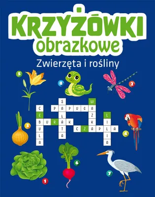 Produktbild von Krzyzowki obrazkowe Zwierzeta i rosliny