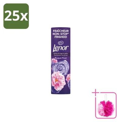 Zdjęcie produktu dla 25 sztuk wkładów do prania Lenor, wzmacniacz zapachu "Kwiatowy bukiet" - zestaw ekonomiczny