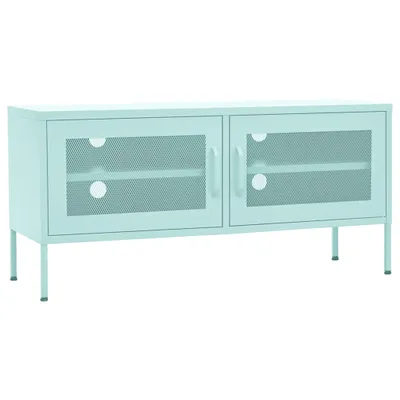 Obrázek produktu pro vidaXL TV skříňka Mint Green 105x35x50 cm Ocelová
