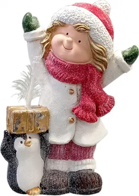 Image de Calendrier Nohel Garden avec pingouin MGO ceramics 28x15x39cm