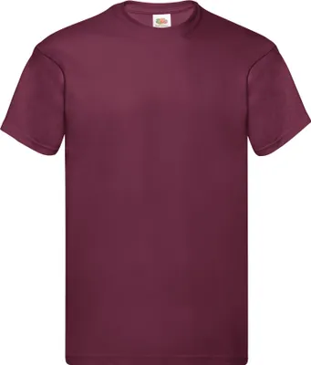 Obrázok produktu pre Fruit of the Loom - Tričko "Original" pre mužov FK2910 (XXL) (Burgunderrot)