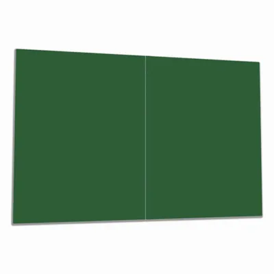 Produktbild von Wallario Herdabdeckplatte aus Glas, Größe 80 x 52 cm 2-teilig, Motiv Dunkelgrün