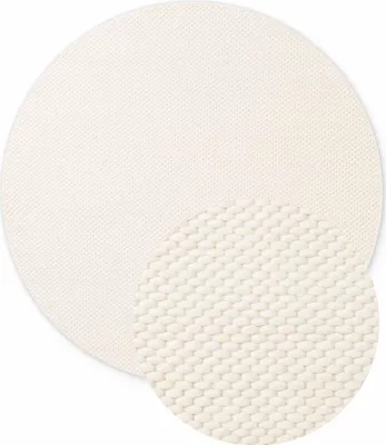Produktbild von Elle Decoration Lyon Wollteppich Beans Natur Creme