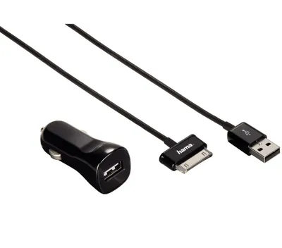 Obrázok produktu pre Hama 00108379, Auto, Vnútorný, Zapaľovač, USB, Čierna