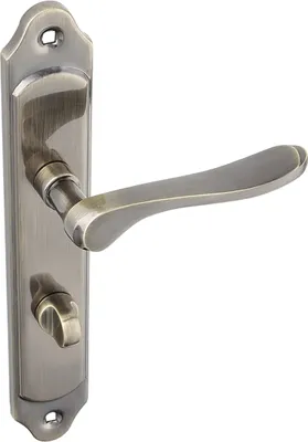 Produktbild von Innentürgriff auf einer langen Platte WC Rodos Patina Kuchinox