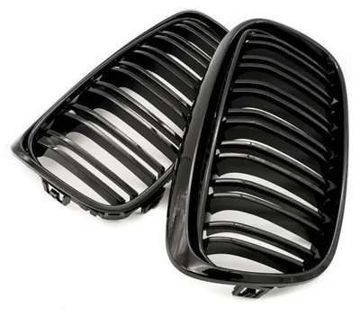 Obrázek produktu pro Maska chladiče BMW 2 F45 dual černý lesk