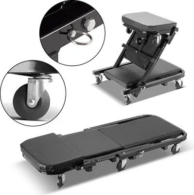 Zdjęcie produktu dla STAHLWERK Taboret warsztatowy FRC-40 ST 2 w 1 o udzwigu 150 kg