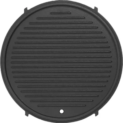 Produktbild von TAINO Grillplatte für Grill-to-Go Gasgrill Wendeplatte Gusseisen Pizzaplatte Gasgrill-Zubehör Universal