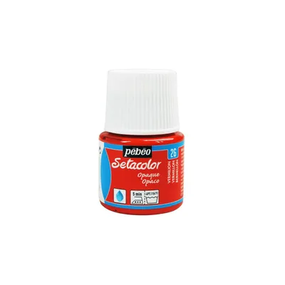 Immagine prodotto di Colore tessile Setacolor opaco - vermiglio - 45 ml