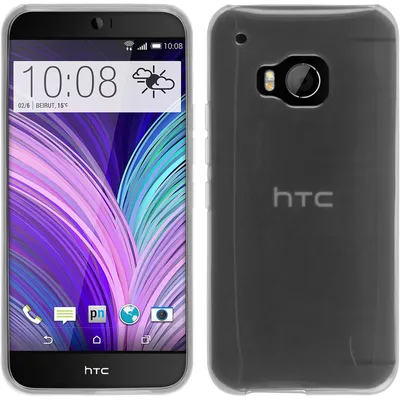 Produktbild von PhoneNatic Case kompatibel mit HTC One M9 - weiß Silikon Hülle transparent + 2 Schutzfolien